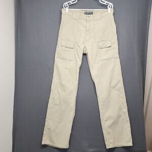 Levis Silvertab Cargo Pants 33x34 Corduroy Beige Relaxed Y2K Skater Grunge Cords